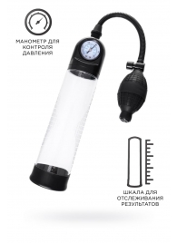 Прозрачная механическая помпа Roald с манометром - Sexus - в Нижнем Тагиле купить с доставкой