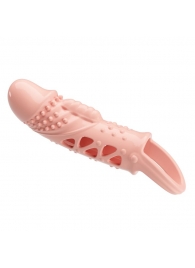 Телесная насадка с вибрацией Cecelia - 18,5 см. - Baile - в Нижнем Тагиле купить с доставкой