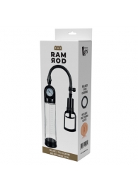 Прозрачная вакуумная помпа с манометром Deluxe Penis Pump - Dream Toys - в Нижнем Тагиле купить с доставкой