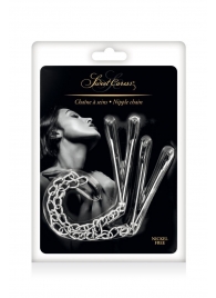 Регулируемые зажимы для сосков Sweet Caress Nipple Chain - Sweet Caress - купить с доставкой в Нижнем Тагиле