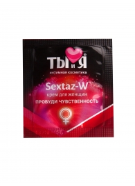 Возбуждающий крем для женщин Sextaz-W в одноразовой упаковке - 1,5 гр. - Биоритм - купить с доставкой в Нижнем Тагиле