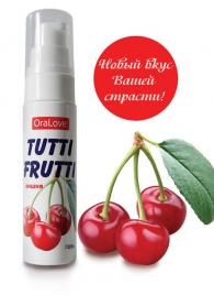 Гель-смазка Tutti-frutti с вишнёвым вкусом - 30 гр. - Биоритм - купить с доставкой в Нижнем Тагиле