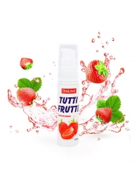 Гель-смазка Tutti-frutti с земляничным вкусом - 30 гр. - Биоритм - купить с доставкой в Нижнем Тагиле