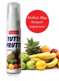 Гель-смазка Tutti-frutti со вкусом тропических фруктов - 30 гр. - Биоритм - купить с доставкой в Нижнем Тагиле