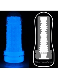 Светящийся в темноте мастурбатор Lumino Play Masturbator Ribbed - Lovetoy - в Нижнем Тагиле купить с доставкой