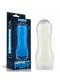 Светящийся в темноте мастурбатор Lumino Play Masturbator Ribbed - Lovetoy - в Нижнем Тагиле купить с доставкой