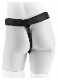 Страпон с телесной насадкой 7  Uncut with Strap on Harness - 18 см. - Pipedream - купить с доставкой в Нижнем Тагиле