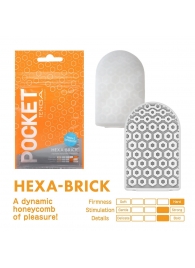 Карманный мастурбатор HEXA-BRICK - Tenga - в Нижнем Тагиле купить с доставкой