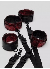Изысканный набор фиксаций на кровати Reversible Under Mattress Restraint Set - Fifty Shades of Grey - купить с доставкой в Нижнем Тагиле