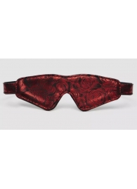 Двусторонняя красно-черная маска на глаза Reversible Faux Leather Blindfold - Fifty Shades of Grey - купить с доставкой в Нижнем Тагиле