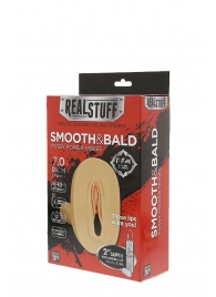Мастурбатор-вагина с вибрацией и выносным пультом управления REALSTUFF SMOOTH   BALD - Dream Toys - в Нижнем Тагиле купить с доставкой