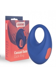 Синее эрекционное кольцо RRRING Casual Date Cock Ring - FeelzToys - в Нижнем Тагиле купить с доставкой