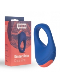 Синее эрекционное кольцо RRRING Dinner Date Cock Ring - FeelzToys - в Нижнем Тагиле купить с доставкой