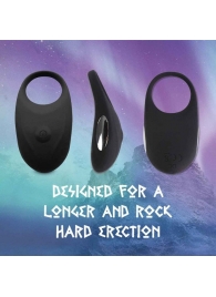 Черное эрекционное виброкольцо Thor Cockring - FeelzToys - в Нижнем Тагиле купить с доставкой