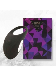 Черное эрекционное виброкольцо Thor Cockring - FeelzToys - в Нижнем Тагиле купить с доставкой
