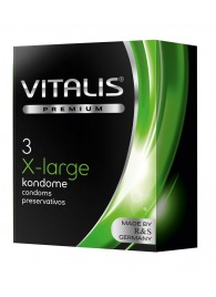 Презервативы увеличенного размера VITALIS PREMIUM x-large - 3 шт. - Vitalis - купить с доставкой в Нижнем Тагиле