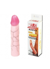 Удлиняющая насадка на пенис Deep Love - 21,5 см. - Baile - в Нижнем Тагиле купить с доставкой