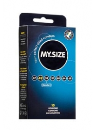 Презервативы MY.SIZE размер 49 - 10 шт. - My.Size - купить с доставкой в Нижнем Тагиле