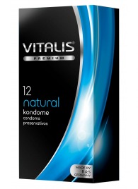 Классические презервативы VITALIS PREMIUM natural - 12 шт. - Vitalis - купить с доставкой в Нижнем Тагиле
