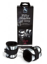 Серо-черные наручники Totally His - Fifty Shades of Grey - купить с доставкой в Нижнем Тагиле