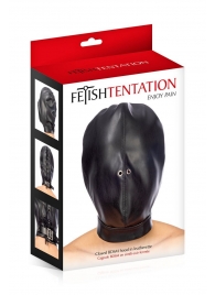 Маска-шлем на голову с отверстиями для дыхания - Fetish Tentation - купить с доставкой в Нижнем Тагиле