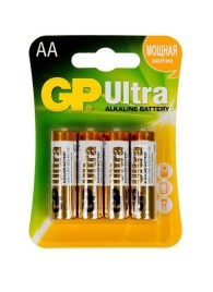 Батарейки алкалиновые GP Ultra Alkaline AA/LR6 - 4 шт. - Элементы питания - купить с доставкой в Нижнем Тагиле