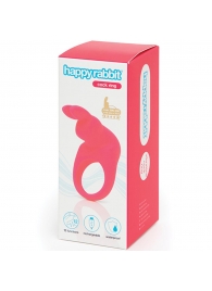Розовое эрекционное виброкольцо Happy Rabbit Rechargeable Rabbit Cock Ring - Happy Rabbit - в Нижнем Тагиле купить с доставкой