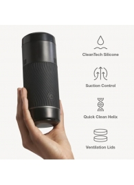Черный мастурбатор с контролем всасывания Arcwave Pow Stroker - Arcwave - в Нижнем Тагиле купить с доставкой