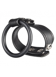 Двойное кольцо выносливости на пенис DUAL STAMINA RING - BlueLine - в Нижнем Тагиле купить с доставкой