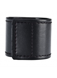 Хомут-утяжка для мошонки из искусственной кожи на липучке VELCRO BALL STRETCHER- 4 см. - BlueLine - в Нижнем Тагиле купить с доставкой