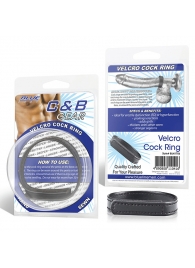 Кольцо на пенис из искусственной кожи на липучке VELCRO COCK RING - 5 см. - BlueLine - в Нижнем Тагиле купить с доставкой