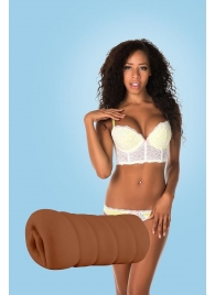 Коричневый мастурбатор-вагина BRIANNA - Dream Toys - в Нижнем Тагиле купить с доставкой