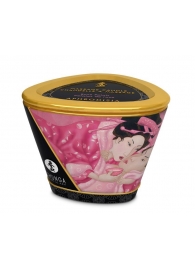 Массажная свеча Rose Petals с ароматом розы - 170 мл. - Shunga - купить с доставкой в Нижнем Тагиле