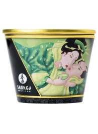 Массажная свеча Exotic Green Tea с ароматом зелёного чая - 170 мл. - Shunga - купить с доставкой в Нижнем Тагиле