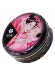 Массажная свеча Rose Petals с ароматом розы - 30 мл. - Shunga - купить с доставкой в Нижнем Тагиле
