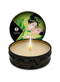 Массажная свеча Exotic Green Tea с ароматом зелёного чая - 30 мл. - Shunga - купить с доставкой в Нижнем Тагиле