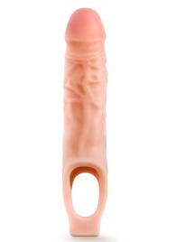 Телесная насадка на пенис 9 Inch Cock Sheath Extender - 22,2 см. - Blush Novelties - в Нижнем Тагиле купить с доставкой