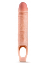 Телесная насадка на пенис 10 Inch Cock Sheath Extender - 25 см. - Blush Novelties - в Нижнем Тагиле купить с доставкой