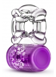 Фиолетовое эрекционное виброкольцо Pleaser Rechargeable C-Ring - Blush Novelties - в Нижнем Тагиле купить с доставкой