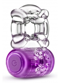 Фиолетовое эрекционное виброкольцо One Night Stand Vibrating C-Ring - Blush Novelties - в Нижнем Тагиле купить с доставкой