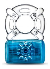 Синее эрекционное виброкольцо One Night Stand Vibrating C-Ring - Blush Novelties - в Нижнем Тагиле купить с доставкой