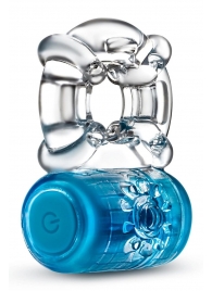 Синее эрекционное виброкольцо One Night Stand Vibrating C-Ring - Blush Novelties - в Нижнем Тагиле купить с доставкой