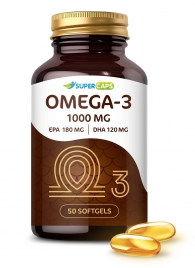 Пищевая добавка SuperCaps OMEGA-3 - 50 капсул (1000 мг) - SuperCaps - купить с доставкой в Нижнем Тагиле