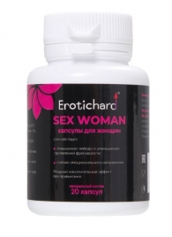 Капсулы для женщин Erotichard sex woman - 20 капсул (0,370 гр.) - Erotic Hard - купить с доставкой в Нижнем Тагиле