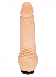 Телесная насадка-фаллос с шипами для массажа клитора - 17,8 см. - LOVETOY (А-Полимер) - купить с доставкой в Нижнем Тагиле
