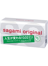 Ультратонкие презервативы Sagami Original 0.02 - 10 шт. - Sagami - купить с доставкой в Нижнем Тагиле