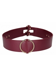 Бордовый ремень Halo Waist Belt - размер L-XL - Shots Media BV - купить с доставкой в Нижнем Тагиле