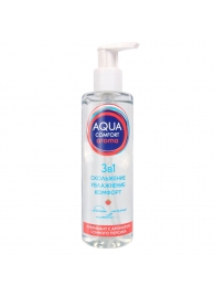 Гель-лубрикант на водной основе Aqua Comfort Aroma с ароматом персика - 195 гр. - Биоритм - купить с доставкой в Нижнем Тагиле