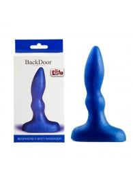 Синий анальный стимулятор Beginners p-spot massager - 11 см. - Lola Games - в Нижнем Тагиле купить с доставкой