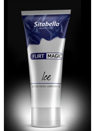 Силиконовая гель-смазка FLIRT MAGIC Ice с лёгким пролонгирующим эффектом - 75 мл. - Sitabella - купить с доставкой в Нижнем Тагиле